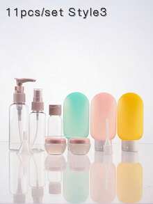 Travel Bottles For Toiletries With Leakproof Design Refillable Spray Bottles For Women And Men Toiletries Containers For Shampoo Body Wash Lightweight Toiletries Containers For Beach Cruise Flight Personal Back To School Travel Essentials Accessories - Multicolor - View 14