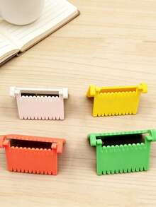 Hinge Sewing Clamp, Helpful Tool For Hand Sewing, Helps You Sew Perfect Lines, Sewing Ruler With Clips - Hand Sewing Guide For Even Stitches, Suitable For Sewing Beginners, Housewives, Non-Slip DIY Sewing Guide For Patchwork, Mending And Embroidery, Perfect Gift For Mothers, Partners, Friends And Elders - Multicolor - View 2