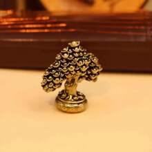 1pc Solid Money Tree Wealth & Fortune Ingot Tree Vintage Decorative Ornament Money-Making Tree Craft - 1PC - View 1