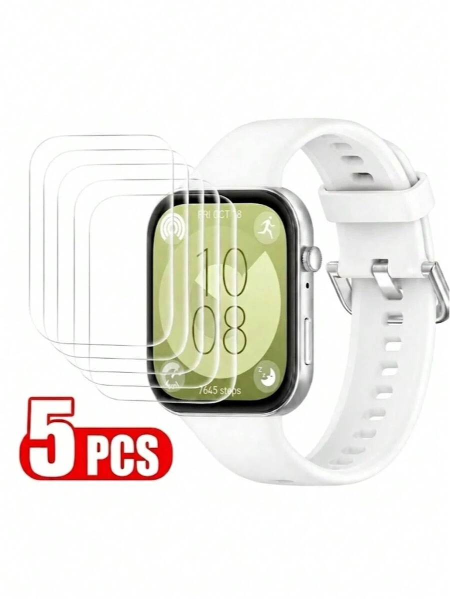 2-5PCS Hydrogel Film Full Curved Screen Protector Compatible With Watch FIT 3/4/4pro Accessories 9D Screen Protector For Watch FIT 3/4/4pro No Glass