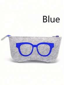 Zippered Eyewear Storage Bag, Playful Casual Style, Colorful Eyewear Pattern Print, Shock-Proof Storage, Prevents Eyewear Scratches, Suitable For Daily Outings, Outdoor Travel And Backpack Organization - A - View 10