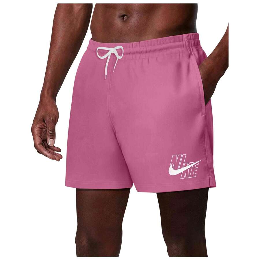 Nike Shorts femininos para atividades ao ar livre - Rosa - Ver 1