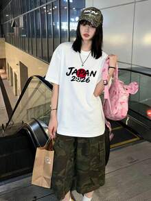 World Cup Cotton Joker Loose Fashion Short T For Men And Women - White - View 2