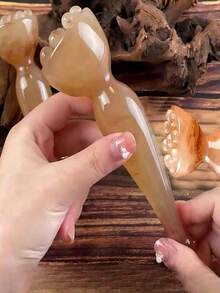 1/2pcs Lotus Pod Massage Stick, Multi-Color Available, Facial Stress Relief, Eye Lifting, Acupoint Relaxation, Head Relaxation, Foot Sole Relaxation, Full Body Universal Relaxation Tool, 9-Bead Integrated Stick, Women's Body Relaxation Tool - View 11