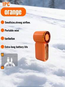 1個迷你手持風扇附LED顯示螢幕，40,000 RPM，USB充電，冷卻裝置，適用於戶外、學校、辦公室、通勤、露營、野餐、海灘、度假、旅行、運動、日常使用，渦輪風扇，夏季必需品，夏季禮物 - MINI fans - 查看 10