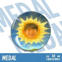 ENH/YPEN Funny Sun Badge Korean Entertainment Merchandise Creative Blue Sky Sun Star Tin Badge Versatile Brooch School Uniform Hoodie Accessory Backpack Pin Concert Support Accessory Fan Merchandise Hand-Drawn Badge Best Friend Gift - Multicolor - View 7