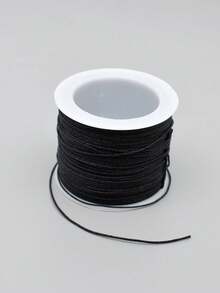 1 Roll Non-Elastic White Beading Cord, Colorful Craft Cord, Suitable For Jewelry Making, Bracelet And Necklace DIY Craft Beading Cord - White - View 6