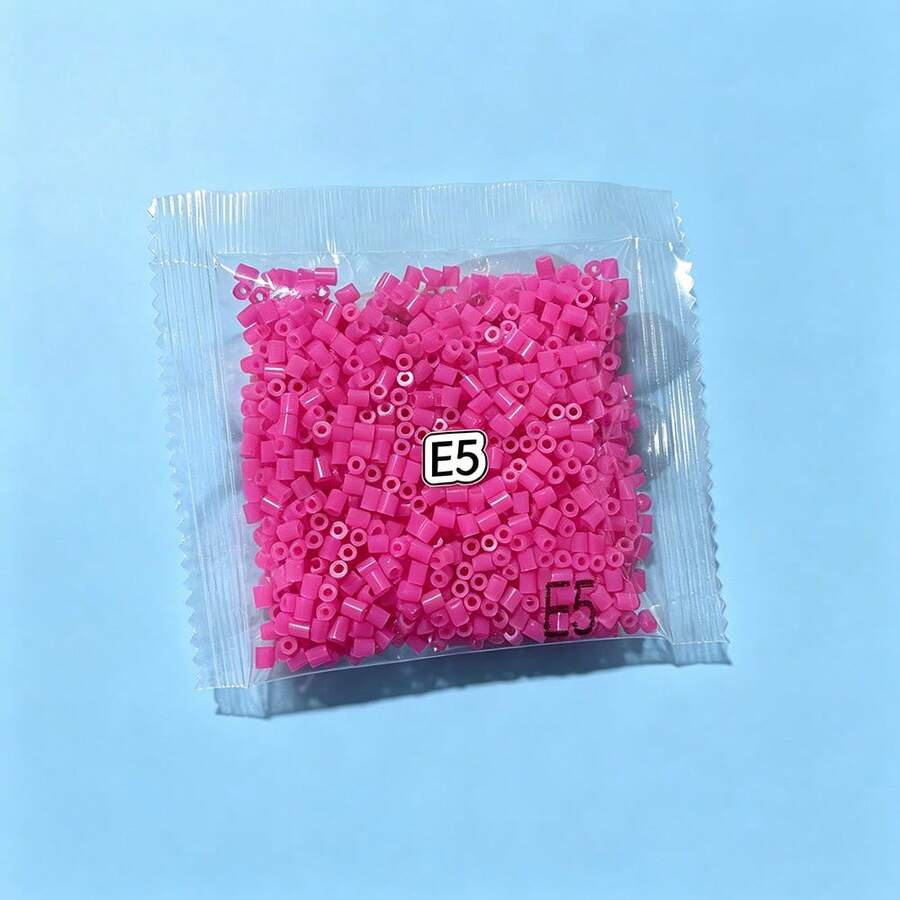 1000顆/包 Fusion Beads 補充包 2.6mm 1000顆 3D Perler 珠子套組,DIY手工珠寶製作材料,高品質像素珠創意手工藝 - E5 - 查看 1