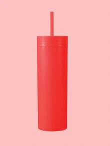 1件客製化姓名吸管杯 16oz 纖細保溫隨行杯附蓋 防漏可客製化水壺 適用汽車杯架 伴娘邀請禮物 - 彩色 - 查看 14