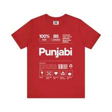 Punjabi Ingredients Shirt | Funny Unisex T-Shirt With  Design | 100% Cotton Graphic Tee | Unique Gift For Punjabi Friends. 100% Cotton. - 秋季(29.09 新元 - 50.92 新元) - 查看 4