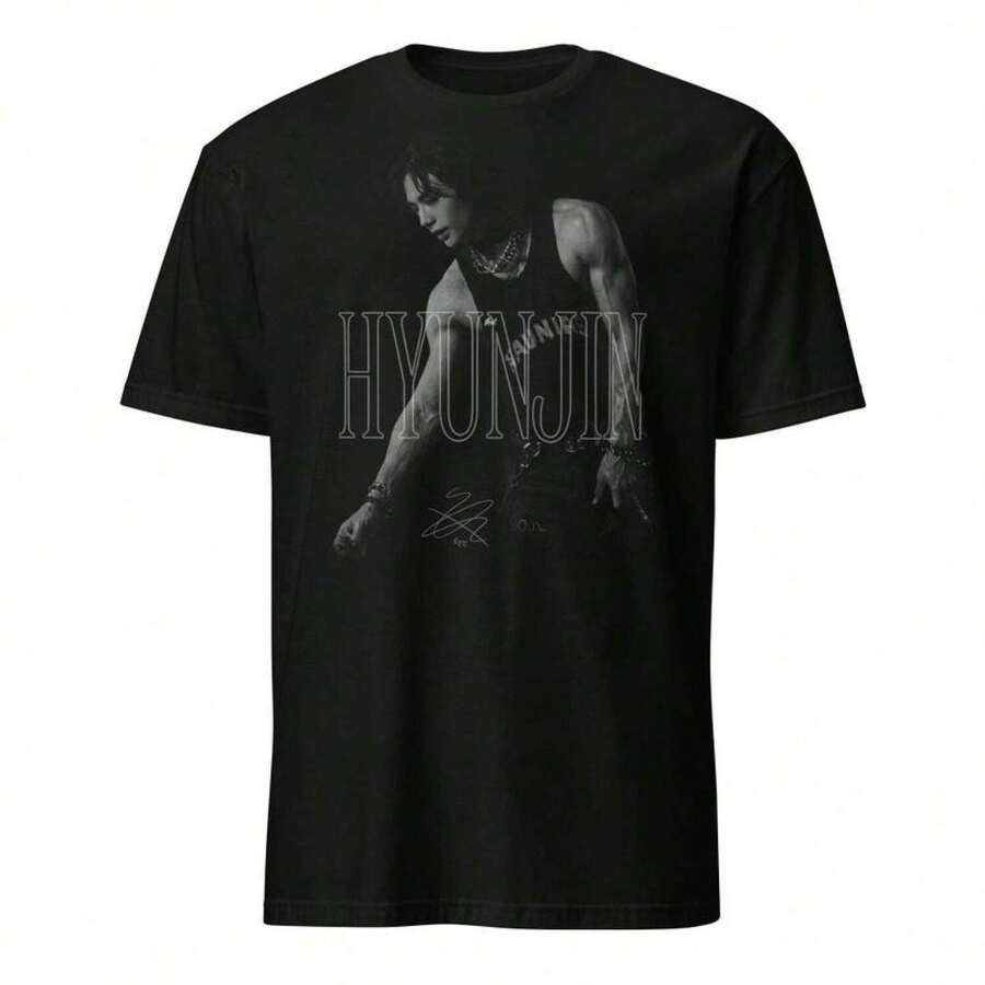Tryckt T-shirt, Gildan Softstyle, stort tryck på framsidan, svart, Sommar-T-shirts, Dam-T-shirts, T-shirts, Tröjor, T-shirt, T-shirts, Gym-T-shirts, Sommarkläder - Svart - Visa 1