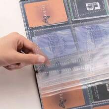 Photo Albums Photo Card Binder 3 Inch Photo Card Holder Book Cover With 80 Card Slots A5 Idol Business Card Set 2*3 Album Black White Pink - Multicolor - View 3
