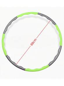 1pc 6-Section Detachable Stainless Steel Weighted , Exercise For Slimming, Waist Shaping, Fitness Equipment, Christmas Gift, Suitable For Women, Men And Beginners - Multicolor - View 19