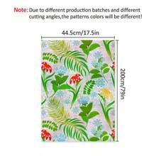 1 Roll Tropical Greenery & Wildflower Window Film, 44.5cm(17.5in) Wide, Static Cling Glue-Free Privacy Glass Sticker, Holographic Prism Effect, UV Protection, Removable, With Installation Tools, Suitable For Home, Office, School, Classroom, Dorm - Wild Fun - View 14