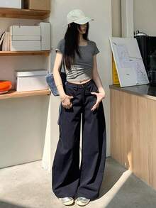 Women Jeans - Dark Blue - View 2