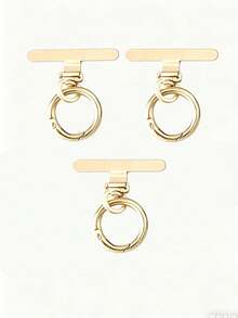 12/3 piezas Clip de metal giratorio ultra delgado, conector de acero inoxidable, anillo soporte para teléfono, puede conectar cordón y colgante para teléfono, apto para varios smartphones, duradero - Multicolor - Ver 11