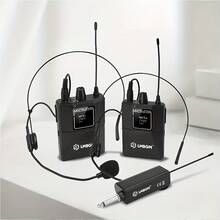 LMBGM Professional Wireless Head-Mounted Beltpacks Microphone System USB Rechargeable For Performance Stage Conference - View 8