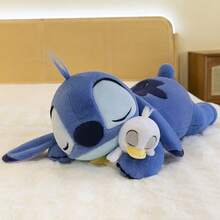 50/70cm Stitch Plush Doll Stitch Lilo Doll Cute Duck Plush Stuffed Decoration Toy Kawaii Children's Birthday Gift - Blue - View 10