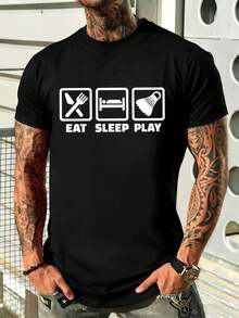 Men T-Shirts - Black - View 2