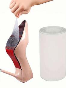 1pc High Heel Shoe Sole Anti-Slip Pad, Noise Reduction Trimable Sole Protection Sticker, Wear-Resistant Self-Adhesive Anti-Slip Sticker, Extended Anti-Slip Sticker - Multicolor - View 1