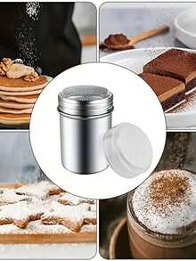 1set Salt And Pepper Shaker Set, Reusable Glass Bottom Salt And Pepper Shakers With Stainless Steel Lids, Easy To Clean, Suitable For Kitchen Cooking Table, RV, Camping, BBQ. Seasoning Bottles. Salt And Pepper Bottles, Essential Home Kitchen Tools, BBQ Accessories, Random Color - Multicolor - View 12