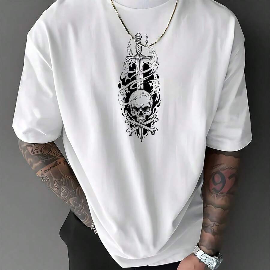 Men T-Shirts - White - View 1