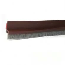 1Pc 1M 39.37in Self-Adhesive Door Bottom Brush Seal Strip, Insectproof Soundproof Door Draft Stopper Weatherstrip - B - View 9
