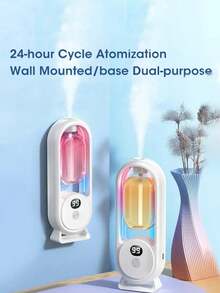 1 buah Diffuser Aromaterapi Pintar Isi Ulang, Diffuser Minyak Esensial Otomatis 50ml + 4 buah Minyak Esensial Atau 4 buah Minyak Esensial, Diffuser Minyak Esensial Aromaterapi, Isi Ulang Minyak Esensial Mesin Pengharum Ruangan, Penyegar Udara Kamar Mandi dan Toilet, Mesin Terapi Pengharum Ruangan Aromaterapi, Semprotan Aromaterapi - MultiWarna - View 6