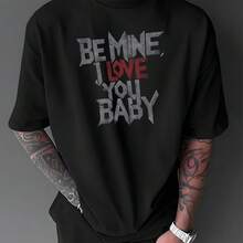 Men T-Shirts - 黑色 - 查看 6