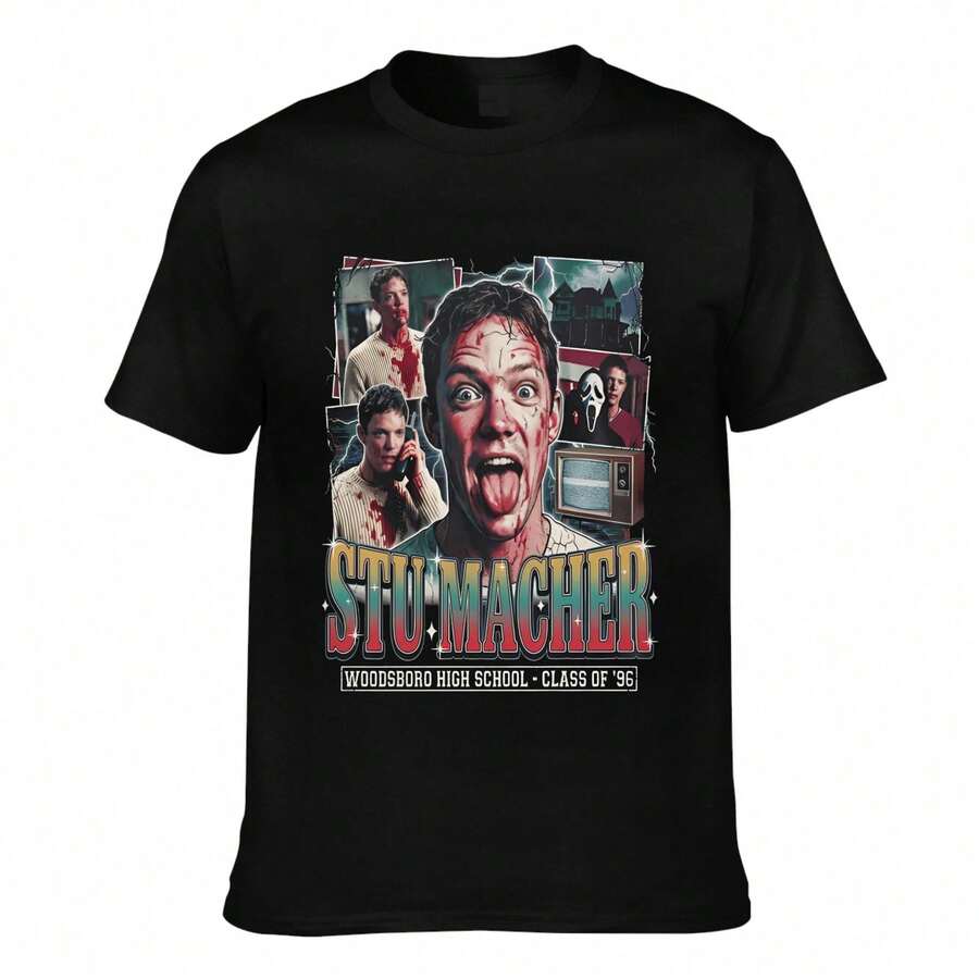 T-shirt parodique Buffy contre les vampires - Homme/Femme - Horreur, comédie, musique - Manches courtes - Style décontracté - Ultimi 8 - Visualizzare 1