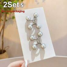 1組/2/3/4組 女款腰圍調節扣 縮小腰圍鈕扣 可調節腰圍收緊扣 無釘腰扣 適用於裙子牛仔褲 多功能調節鈕扣 - 彩色 - 查看 22