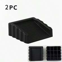 2pcs Creative Windproof Door Stopper, Plastic Matte Surface Wedge, Safety Door Blocker, Anti-Collision Door Stopper Available In 4 Colors - Door Stop - View 8