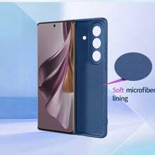 Liquid Silicone Phone Case Compatible With Galaxy S25 Ultra And 13/16 Pro Max/11, Waterproof, Shockproof, Anti-Drop, Scratch-Resistant - Blue - View 3