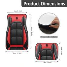2D Flat 4 Y-Shaped Design Car Floor Mat Set-Universal Fit, Washable Polyester Fiber-Suitable For Sedans And Suvs-Universal Fit For Basic Models, All-Season Protection And Comfort - Floor Mats - View 9