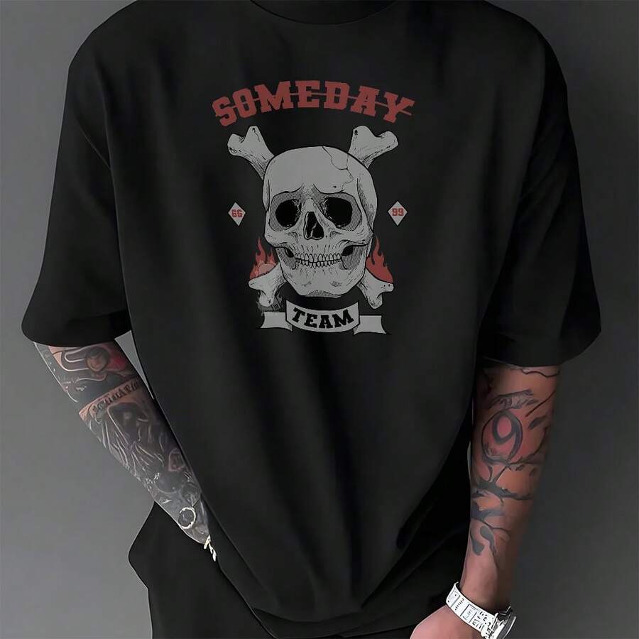 Camisetas de hombre - Negro - Ver 1