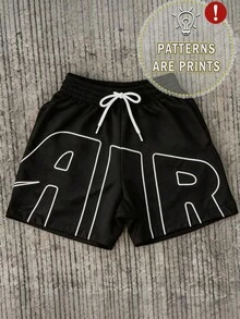 Men's Statement Print Shorts Fashion Designer Patterned Casual Daily Wear Shorts - Multicolor - View 1