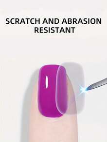 XEIJAYI 1件 15ml 透明凝膠頂層封層，UV/LED 兼容美甲完工塗層，適用於沙龍與居家 DIY 美甲 - 玻璃封層 - 查看 3