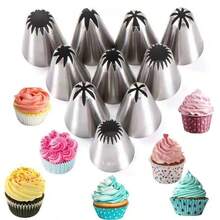 Stainless Steel Piping Tips Set, Reusable Cake Decorating Nozzles For Frosting, Cupcakes, Cookies And Pastries, DIY Baking Tools & Kitchen Essentials - Multicolor - View 11