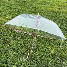 1/6 Pack Transparent Umbrellas, Sturdy Iron Frame And Shaft, 8-Rib Structure, Suitable For Weddings, Outdoor Events, Bachelor Parties, Bridal Photography, Etc. - Multicolor - View 5