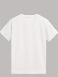 100% Cotton Printed Casual T-Shirt, 'Respect Your Mother' T-Shirt, 'Mother Earth' T-Shirt, Estéti T-Shirts, Summer Top For Women, Summer T-Shirt, Blou - White 1 - View 2