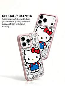 Miniso 1件 Sanrio 磁吸充電手機殼，夏季時尚手機殼，節日禮物，盒裝，適用於 iPhone 17 17Air 17pro 17promax 11 12 13 14 15 16pro 16promax 14Plus 15Plus 16Plus 15promax 16pro 16promax XR - 粉紅色3 - 查看 4