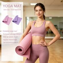 EVA Yoga Mat, Portable Foldable Fitness Mat, Suitable For Fitness, Yoga, Gymnastics, Pilates And Other Sports - Multicolor - View 1