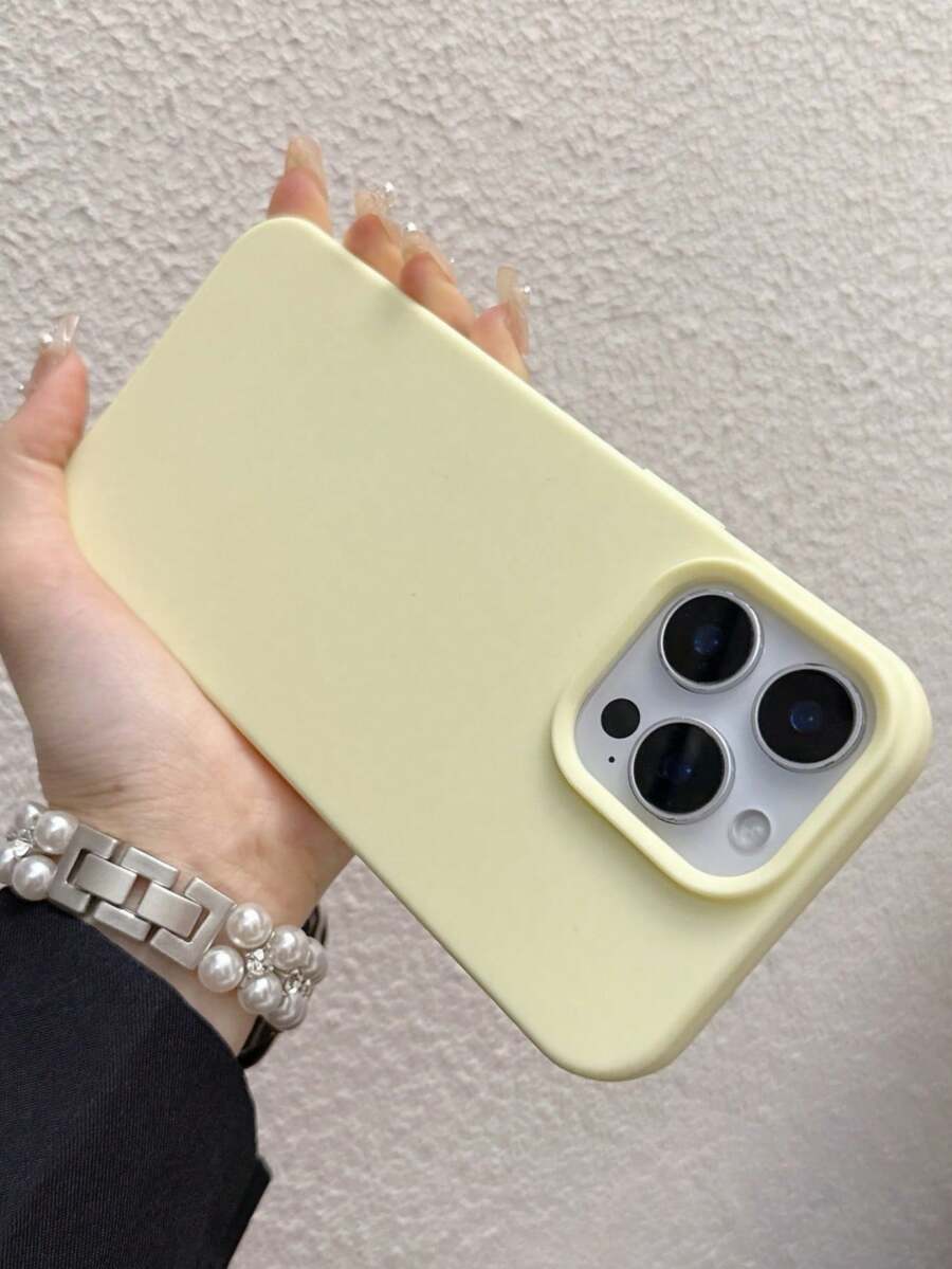1個純奶油黃TPU + 液態矽膠手機殼 - 防黃變且柔軟保護,適用於iPhone11/11PROMAX/12/12PRO/12PROMAX/13/13PRO/13PROMAX/14/14PRO/14PROMAX/14PLUS/15/15PRO/15PROMAX/15PLUS/16/16pro/16promax/16PLUS/17/17pro/17promax - 黃色 - 查看 1