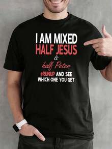 Men T-Shirts - Black - View 1