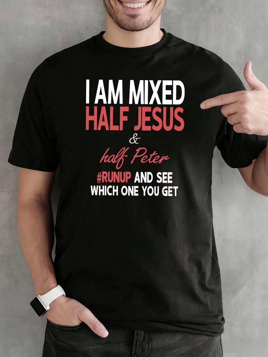 Men T-Shirts - Black - View 1