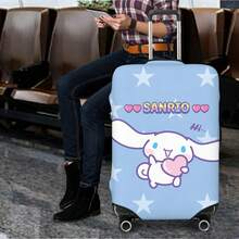 Miniso Cute Starry Cinnamoroll Heart Luggage Cover, Elastic Washable Suitcase Protector, Kawaii Sanrio Anti-Scratch Dustproof Travel Skin - Color - View 3