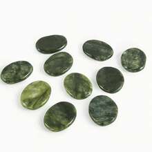2pcs 1.18*1.57 Inch Jade Eye Patches, Eye Cooling And Patch For Dark Circles, Puffiness And Fine Lines, Skincare Beauty Tool, Cold And Hot Compress Eye Patches - Green - View 8