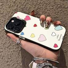 Fundas para celular de moda 2026Patrón en forma de corazón Carcasa celular diseño elegante resistente a impactos y rasgos, adaptada para múltiples modelos como X,XR,XS Max y series 11/12/13/14/15/16/17 con todas sus variantes, celulares Galaxy gama A y S de diferentes generaciones, dispositivos Moto E y serie G, además de Poco y Redmi Note toda la línea, material cómodo ligero, protección completa para teléfono móvil ideal para uso personal y diario cotidiano - Verde - Ver 9