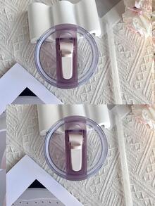 Replacement Flip Lid Straw Cover For 40oz Tumbler, Leak-Proof Splash-Proof Reusable Cup Lid, Compatible With 40oz Tumbler Accessories, White, Black, Beige, Blue, Pink - Multicolor - View 24