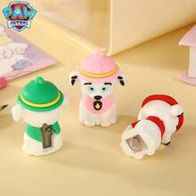 Paw Patrol 1個汪汪隊卡通手動鉛筆削筆器 - 單孔便攜設計，適合學生、教室和家庭辦公室；可用作生日禮物、開學禮物等 (隨機款式) - A - 查看 7